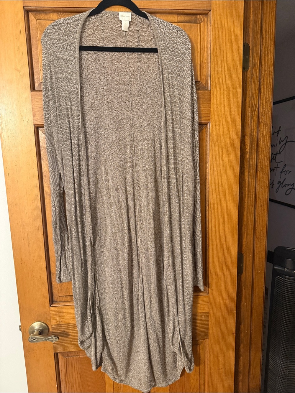 Chico's Lightweight Taupe Knit Skirt - Neutral Taupe